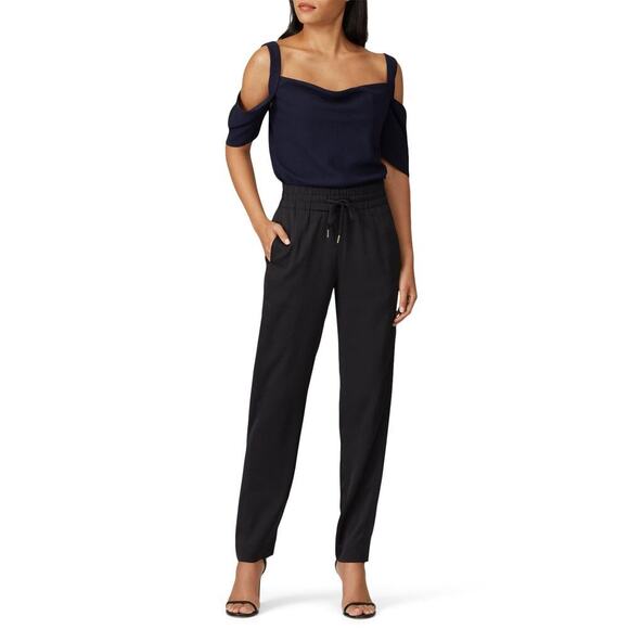 Jason Wu Black Lightweight Drawstring Pants Women's Size 2 - Picture 1 of 5
